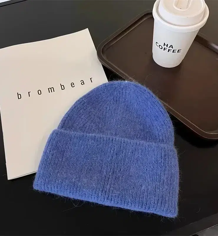 Bonnet d'hiver en angora